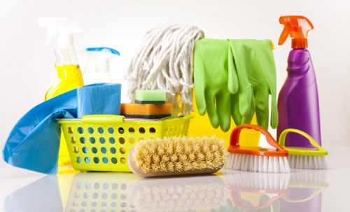 Carpet cleaning equipment and service booking paperwork